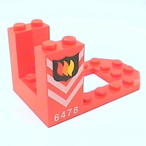 Cockpit 7 × 4 × 3 with Fire Logo Badge and Chevron Print Rot