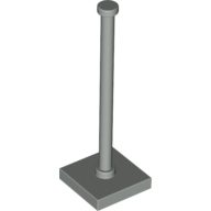 Tile Special 2 × 2 with Bar and Stud Light Gray