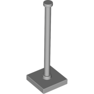 Tile Special 2 × 2 with Bar and Stud Light Bluish Gray