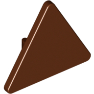 Road Sign Clip-on 2.2 × 2.667 Triangular Reddish Brown