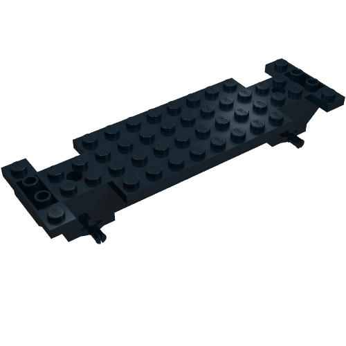 Vehicle Base 4 × 14 × 1 2/3 Black