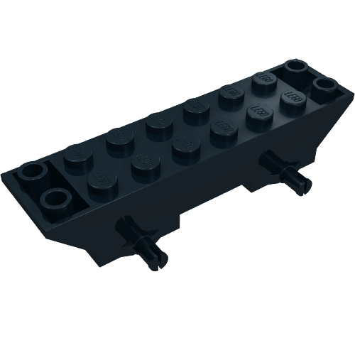 Vehicle Base 2 × 8 × 1 1/3, Inverted Slope Double Black