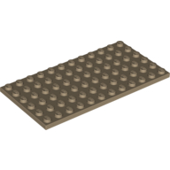 Plate 6 × 12 Dark Tan