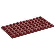 Plate 6 × 12 Dark Red