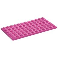 Plate 6 × 12 Medium Dark Pink