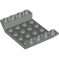 Brick Sloped Inverted 45° 6 × 4 Double with 4 × 4 Recessed Light Gray