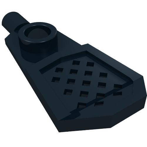 Minifig Footwear Snowshoe [Long Front End] Black