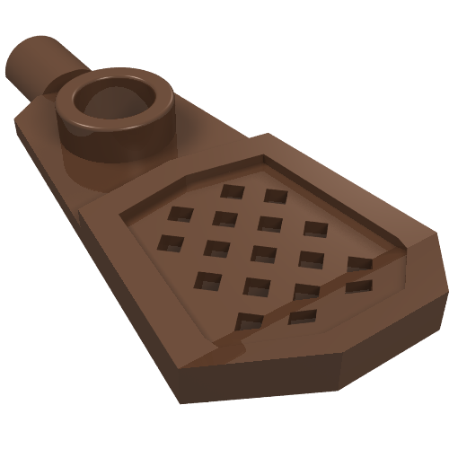 Minifig Footwear Snowshoe [Long Front End] Braun