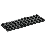 Platte 4 × 12 Schwarz