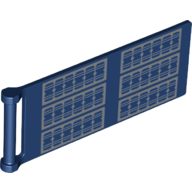 Flag 7 × 3 with Rod with Solar Panel print in Dark Blue