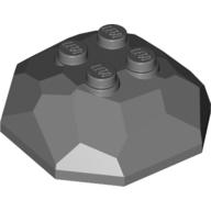 Rock Boulder 4 × 4, Top Dark Bluish Gray