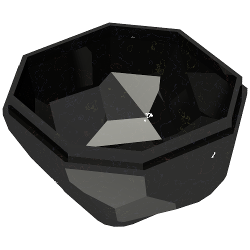 Rock Boulder 4 × 4, Bottom Speckle Black-Silver