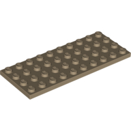 Plate 4 × 10 Dark Tan