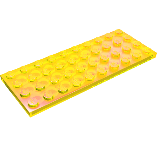 Plate 4 × 10 Trans-Yellow