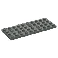 Platte 4 × 10 Dunkelgrau