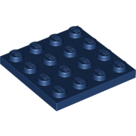 Plate 4 × 4 Dark Blue