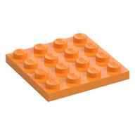 Platte 4 × 4 Mittelorange