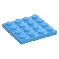 Plate 4 × 4 Medium Blue