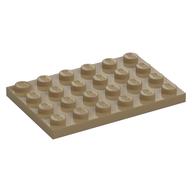 Plate 4 × 6 Dark Tan
