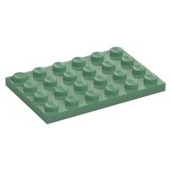 Plate 4 × 6 Sand Green