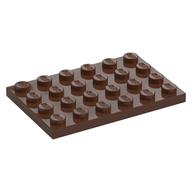 Plate 4 × 6 Brown
