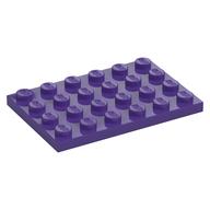 Plate 4 × 6 Dark Purple