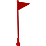 Antenna 8H Whip with Flag Rot
