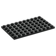 Platte 6 × 10 Schwarz