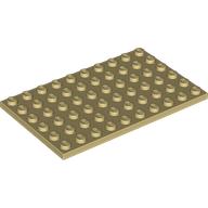 Plate 6 × 10 Tan