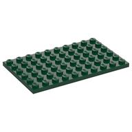 Plate 6 × 10 Dark Green