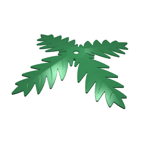 Plant, Palm Tree Leaf 4 Green