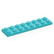 Platte 2 × 8 Mittelazur