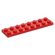 Platte 2 × 8 Rot