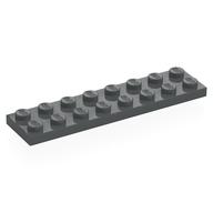 Plate 2 × 8 Dark Bluish Gray