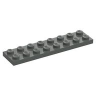 Platte 2 × 8 Dunkelgrau