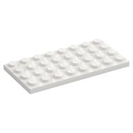 Plate 4 × 8 White