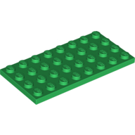 Plate 4 × 8 Green