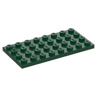 Plate 4 × 8 Dark Green