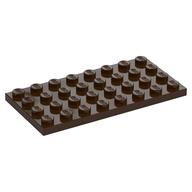 Plate 4 × 8 Dark Brown