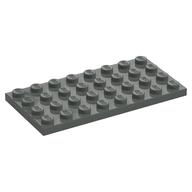 Platte 4 × 8 Dunkelgrau