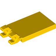 Tile Special 2 × 3 with 2 Clips [Angled Clips] Yellow