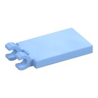 Fliese speziell 2 × 3 mit 2 Clips [dick offen O Clips] Leuchtendes Hellblau