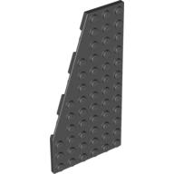 Keil Platte 6 × 12 links Schwarz