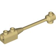 Bar 1 × 8 with Brick 1 × 2 Curved Top End (Original, No Axle Holder) Beige