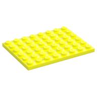 Plate 6 × 8 Vibrant Yellow