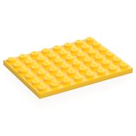 Plate 6 × 8 Yellow