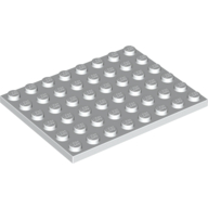 Plate 6 × 8 White