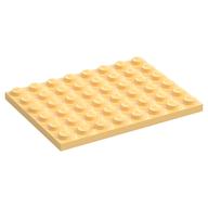 Platte 6 × 8 Hellgelb