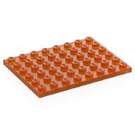 Plate 6 × 8 Trans-Orange