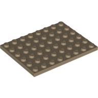 Plate 6 × 8 Dark Tan